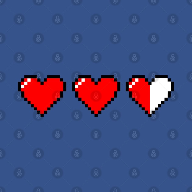 2.5 of 3 Pixel Hearts by TheActionPixel
