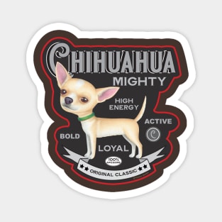 Cute Funny Chi Chihuahua Vintage Dog Magnet