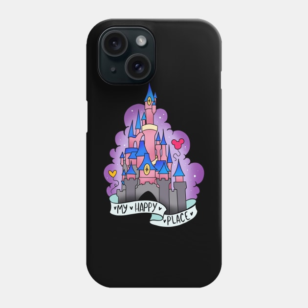 My Happy Place Phone Case by Jurassic Ink