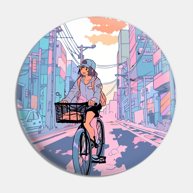 City Pedal Dreams Pin by BariumBandit