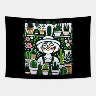 Crazy Plant Lady Tapestry