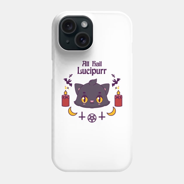 Lucipurr Phone Case by GazingNeko