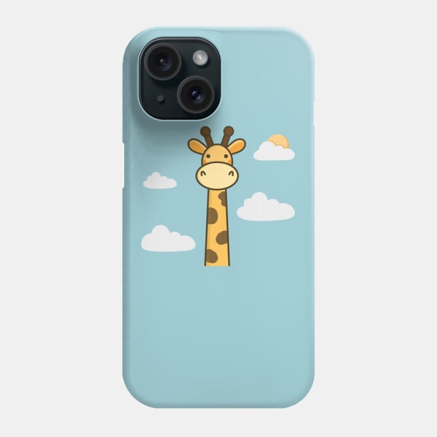 Kawaii & Cute Giraffe Phone Case by wordsberry
