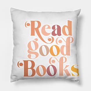 Read good books Pillow