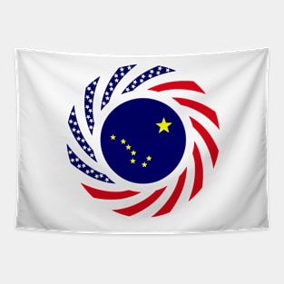 Alaskan Murican Patriot Flag Series Tapestry