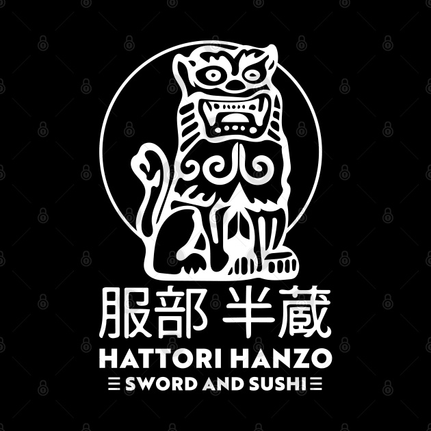 Hattori Hanzo Sword and Sushi (light) by Doc Multiverse Designs