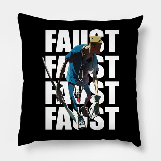 Faust Guilty Gear # 2 Pillow by Leonard