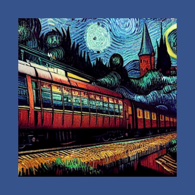 Starry Night Wizarding Express Train by Grassroots Green