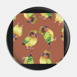 Kea Parrot Pin