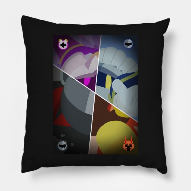 The 4 Knights of Kirby Pillow by Beaaaaaah