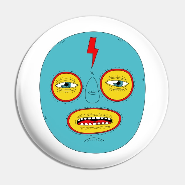 Wrestler Pin by eclistrations