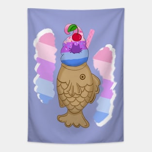 Pride Taiyaki design, 2nd wave (catgender) Tapestry