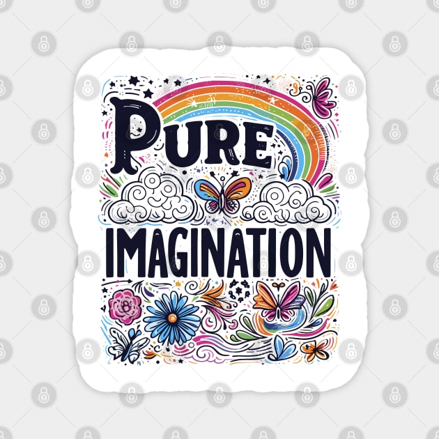 Pure imagination Wonka Magnet by rysiupol