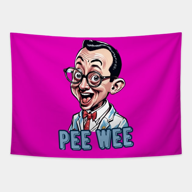 pee wee haha Tapestry by dodolanlaku