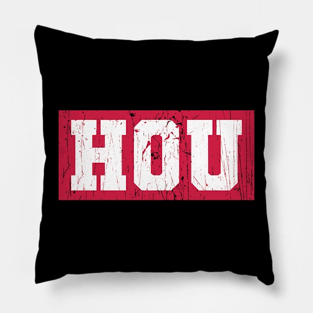 HOU / Rockets Pillow by Nagorniak