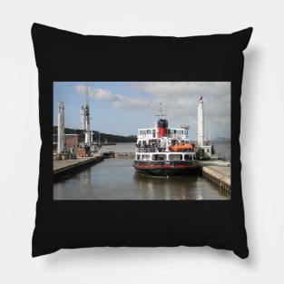 Ferry, Down the Ship Canal Pillow