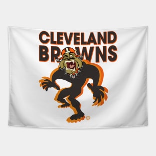 Cleveland Browns BullDawg Whoosh Growler Tapestry