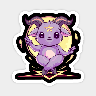 Kawaii Baphomet Magnet