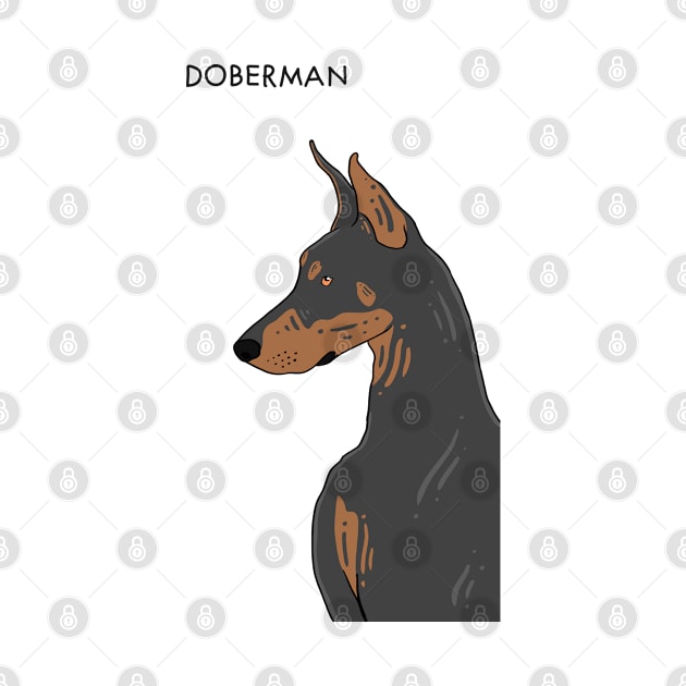 Doberman - Portrait by Sweet Sugar