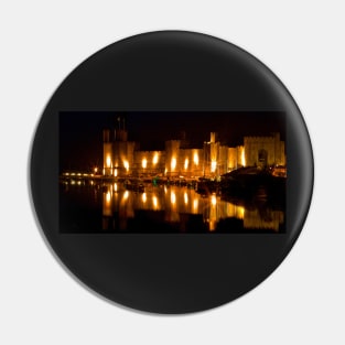 'CASTLE LIGHTS BY NIGHT' Pin