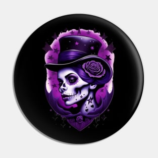 Calavera- Morada 06 Pin