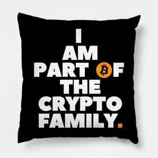 Crypto family Pillow