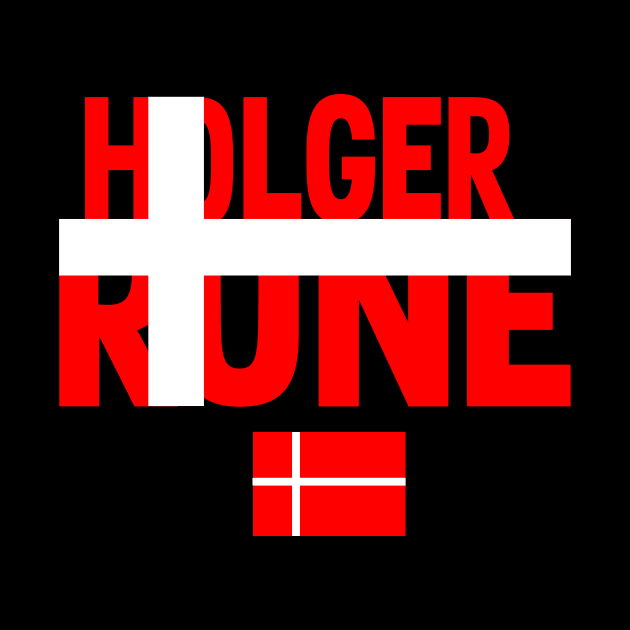 HOLGER RUNE - TENNIS PLAYER by King Chris