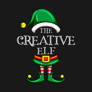 The Creative Elf Matching Family Christmas Pajama T-Shirt