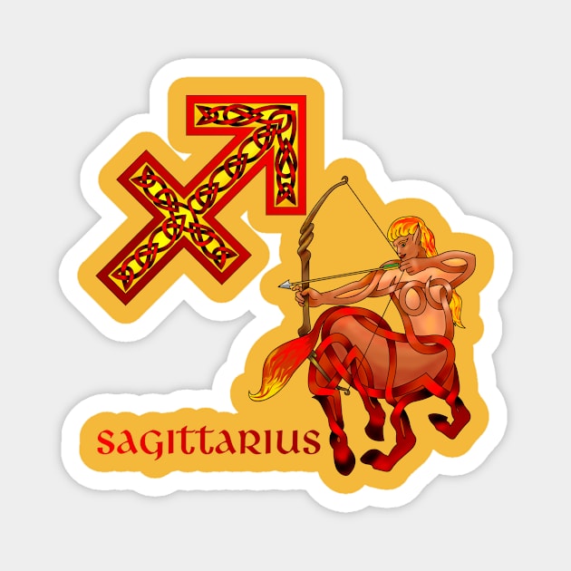 Sagittarius Magnet by KnotYourWorld4