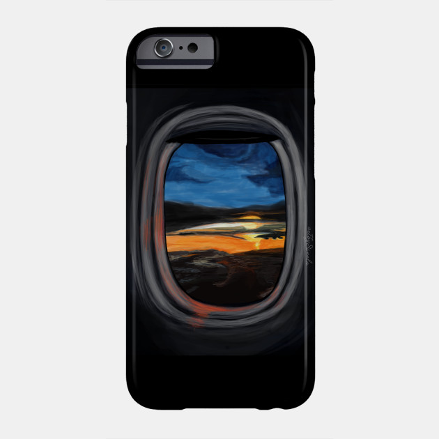 View From Plane Airplane Phone Case Teepublic