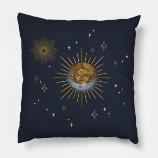 Surya (Sun) & Chandra (Moon) Pillow