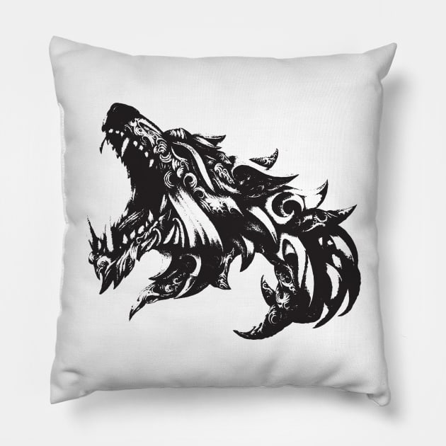 God of War Pillow by Hedgeh0g