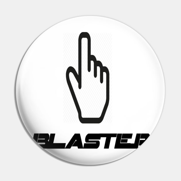 Blaster Pin by MostlyWrestling