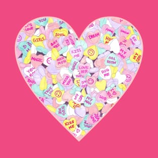 Candy Hearts (Sweet Hearts-inspired) T-Shirt