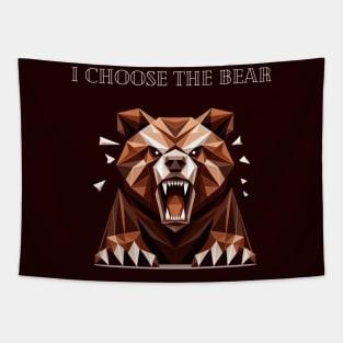 I choose the bear Tapestry