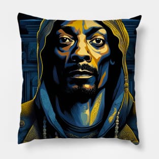 Snoop Doggy Fantacy Music Art T-Shirt Pillow