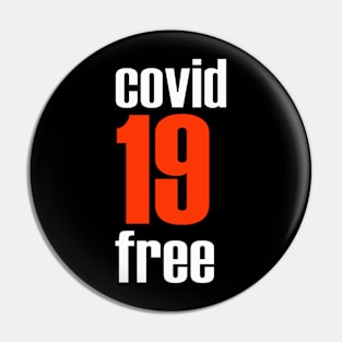 Covid 19 Free Pin