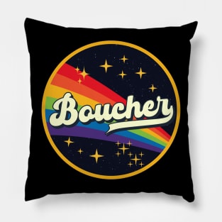 Boucher // Rainbow In Space Vintage Style Pillow