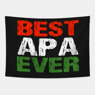Hungarian Dad Best Apa Ever Father Apa Hungary Flag Distressed Tapestry