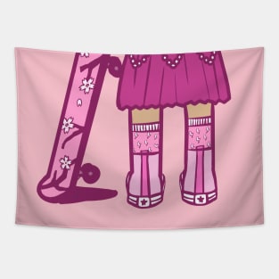 skater girl Tapestry