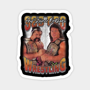 Bootleg Any Steiner Brother wrestling fan Art Magnet