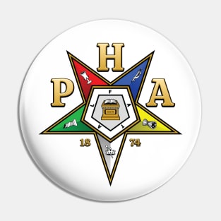 OES PHA Prince Hall Order Of The Eastern Star Pin