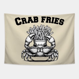 Crab Fries Tapestry