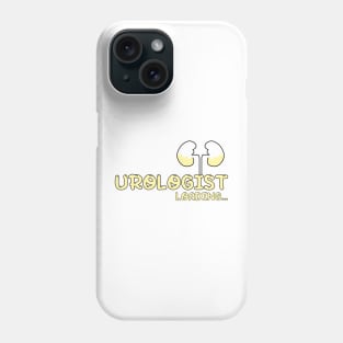 Urologist Yellow Kidney Phone Case