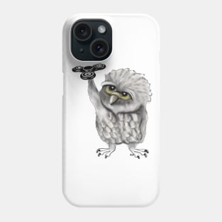 Fidget spinner owl Phone Case