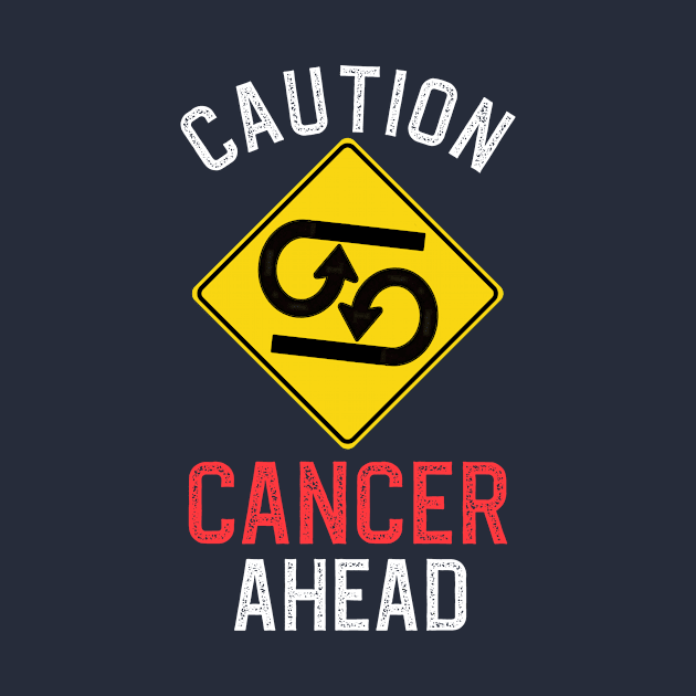 Funny Zodiac Horoscope Cancer Road Sign Traffic Signal by WitchNitch