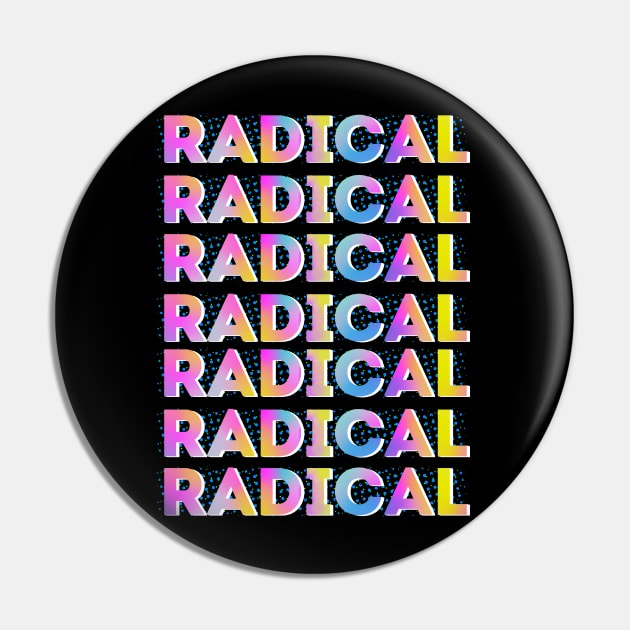 Radical typographical Pin by Meakm