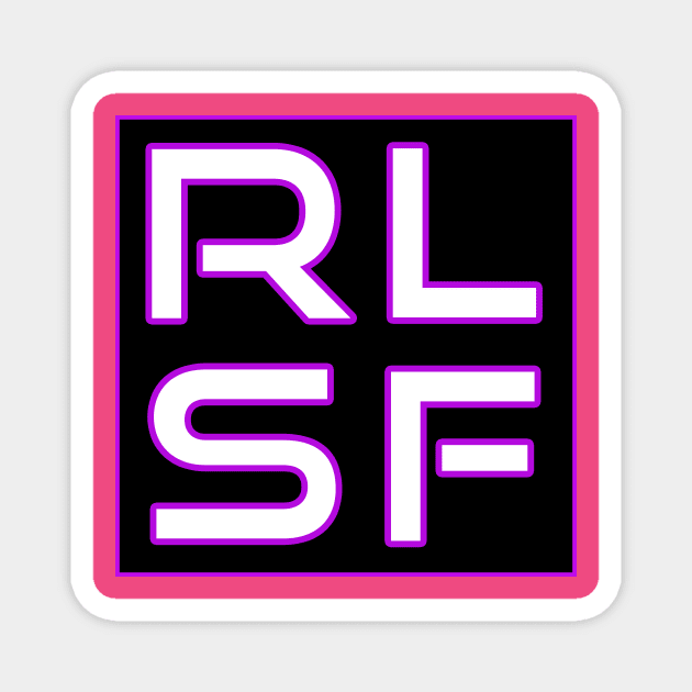 RLSF Black Block Magnet by Real Life Sci-Fi