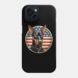 Patriotic Manchester Terrier Phone Case