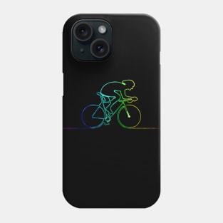 Cycling Rainbow Rider Phone Case